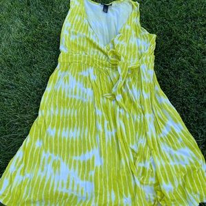 Plus size wrap dress